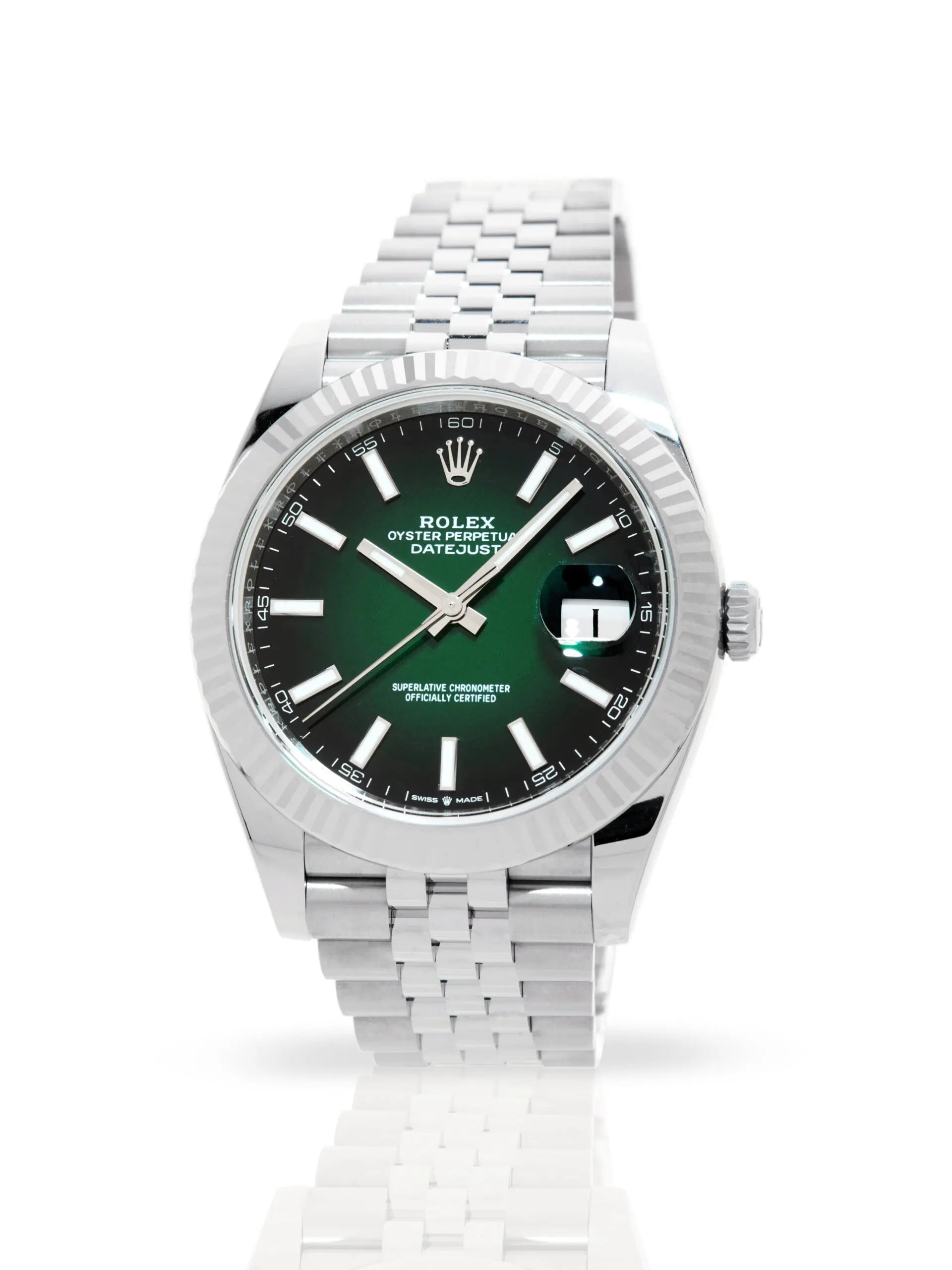 Rolex-Datejust-126334-Ombre-Green.jpg Rolex Datejust 41 Automatic Green Ombre - Image 1