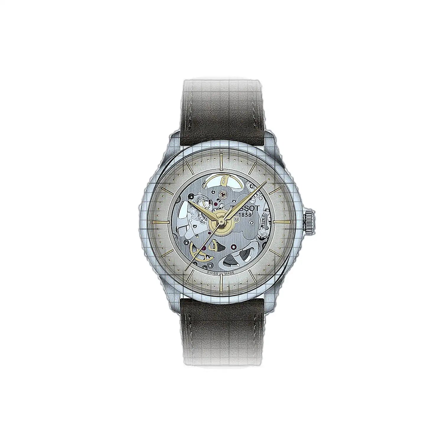 Tissot-T-Classic_Chemin_des_Tourelles_Squelette-T1398361626100-53972-AP-1_3d04abfb-a302-434e-b0e4-6eb9503b0a20.jpg Tissot T-Classic Chemin des Tourelles Squelette 39mm Grey - Image 1