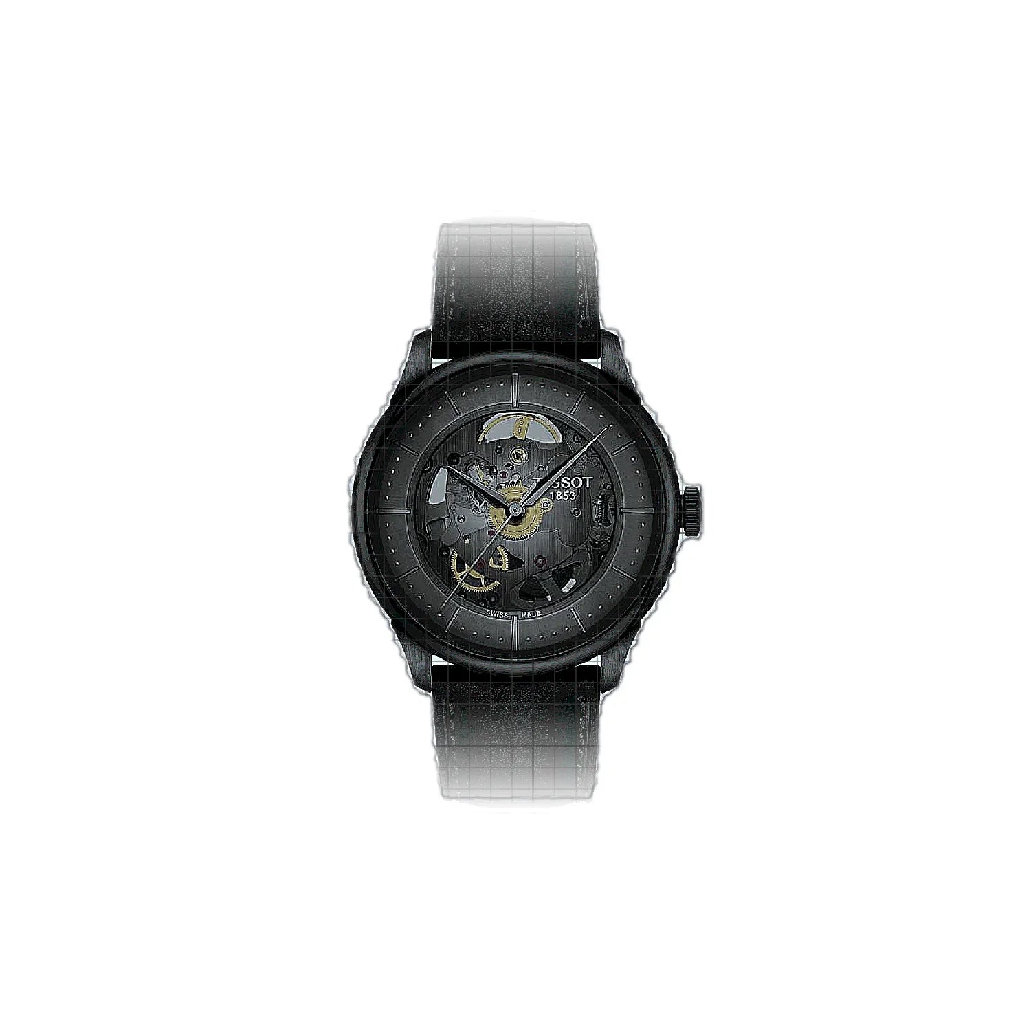 Tissot-T-Classic_Chemin_des_Tourelles_Squelette-T1398363644100-53982-AP-1_16238ca1-b71d-4e79-aec1-5b183f4d551c.jpg Tissot T-Classic Chemin des Tourelles Squelette 39mm Black - Image 1