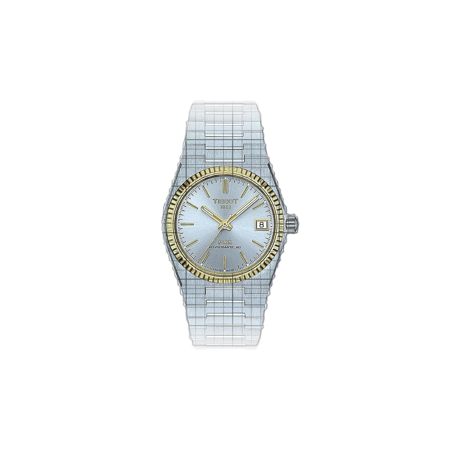 Tissot-T-Classic_PRX_35_MM_Powermatic_80-T9312074103101-54002-AP-1_4b519db6-ed94-438c-bb54-17c84fe4ce9a.jpg Tissot PRX 35 MM Powermatic 80 35mm Silver - Image 1