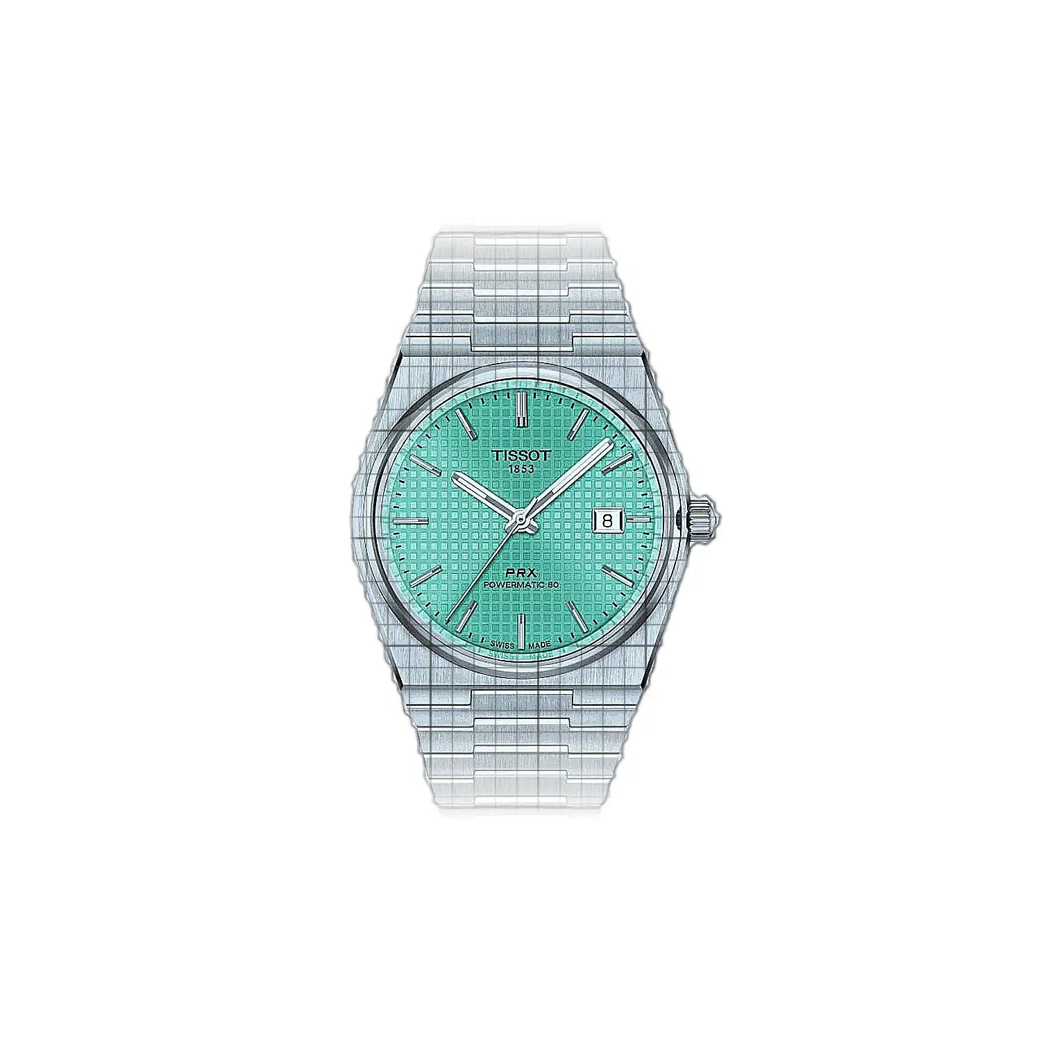 Tissot-T-Classic_PRX_Powermatic_80-T1374071109101-53911-AP-1_988f5076-d3a6-4293-acb5-39c30b8aa11e.jpg Tissot PRX Powermatic 80 40mm Turquoise - Image 1