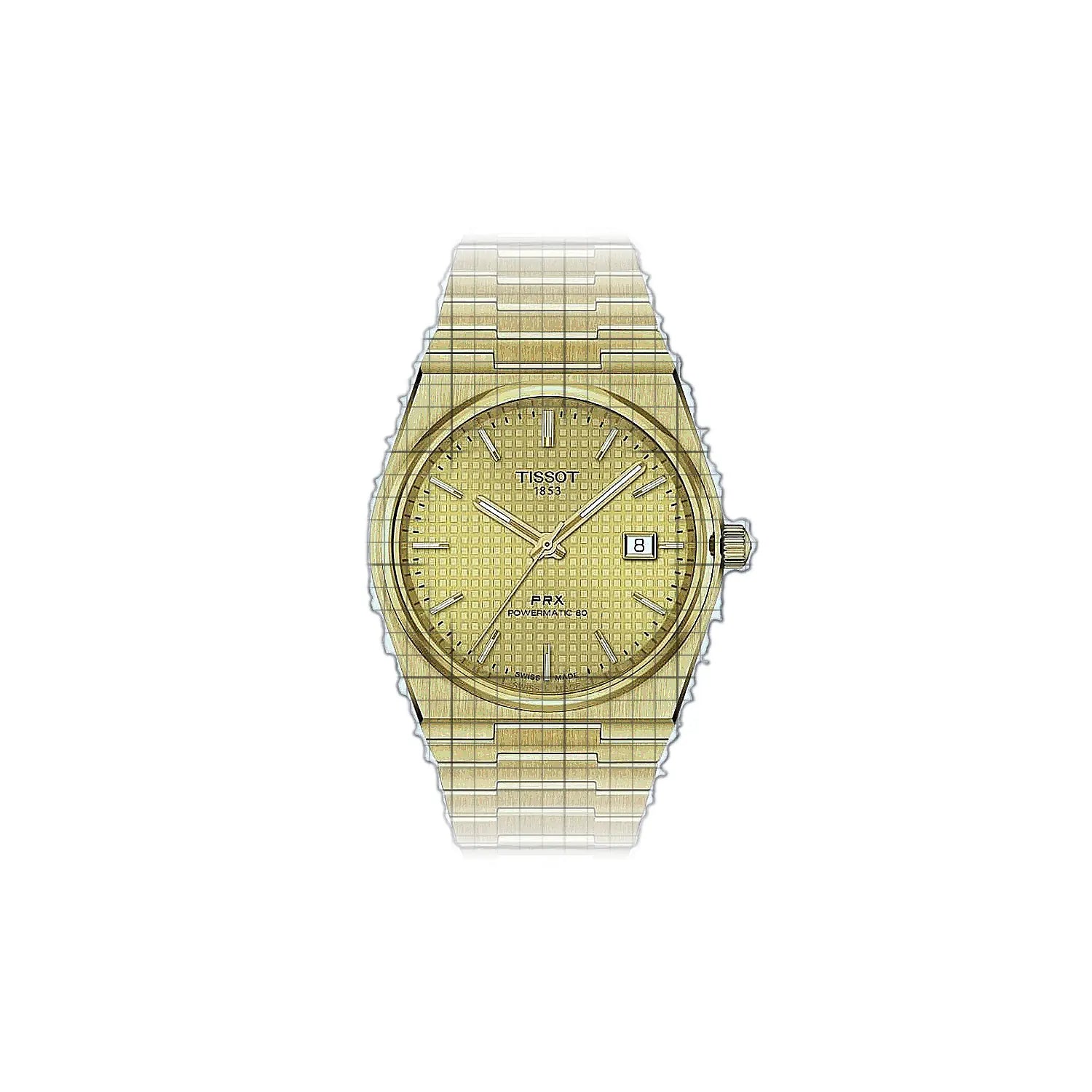 Tissot-T-Classic_PRX_Powermatic_80-T1374073302100-53952-AP-1_281c91ef-77b6-4916-ae53-2c9527d28494.jpg Tissot PRX Powermatic 80 39mm Champagne - Image 1