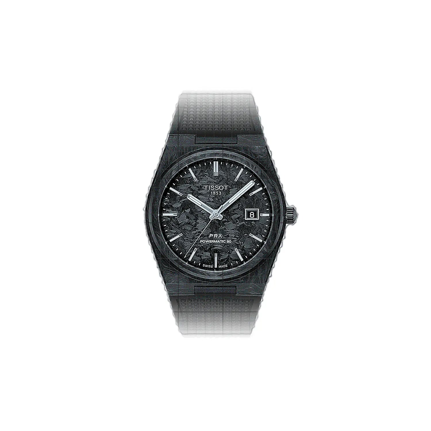 Tissot-T-Classic_PRX_Powermatic_80_Carbon-T1379079720100-53984-AP-1_18aa8d85-f94e-4934-be08-d42e27be8e1d.jpg Tissot PRX Powermatic 80 Carbon 40mm Black - Image 1