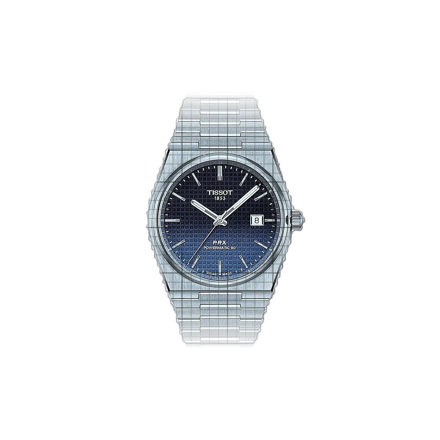 Tissot-T-Classic_PRX_Powermatic_80_Gradient-T1374071105101-53906-AP-1_224d95ec-b95c-443b-90f1-85ec2382c5dc.jpg Tissot PRX Powermatic 80 Gradient 40mm Blue - Image 1