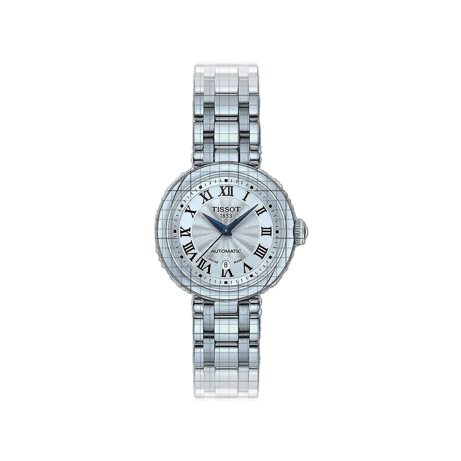 Tissot-T-Lady_Bellissima_Automatic-T1262071101300-53936-AP-1_bef8cd6a-4d5d-4313-9b08-5c57f6c9d4dd.jpg Tissot T-Lady Bellissima Automatic 29mm White - Image 1