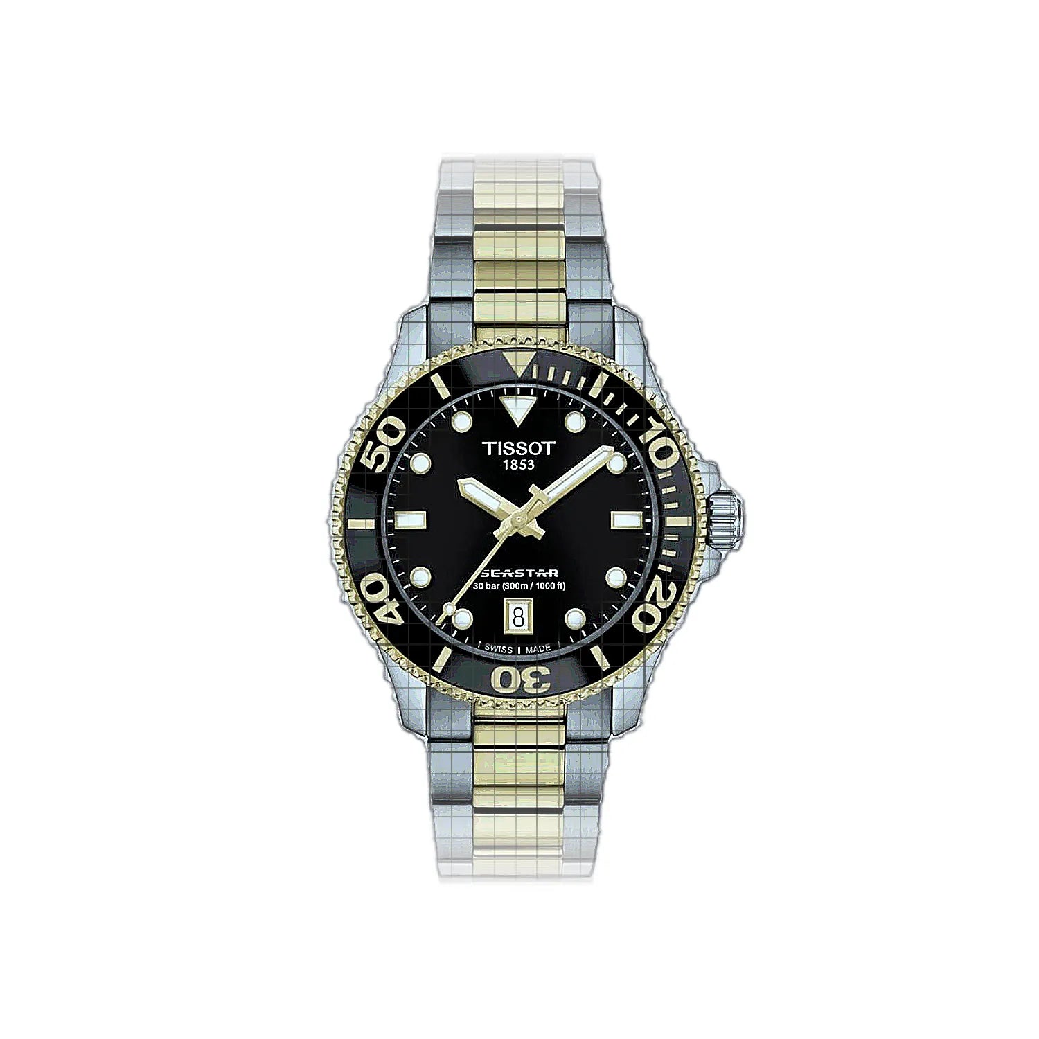Tissot-T-Sport_Seastar_1000_Powermatic_80_36_MM-T1202102205100-53833-AP-1_ec2797fd-8efa-44a6-873c-97063c4072b6.jpg Tissot T-Sport Seastar 1000 Powermatic 80 36 MM 36mm Black - Image 1