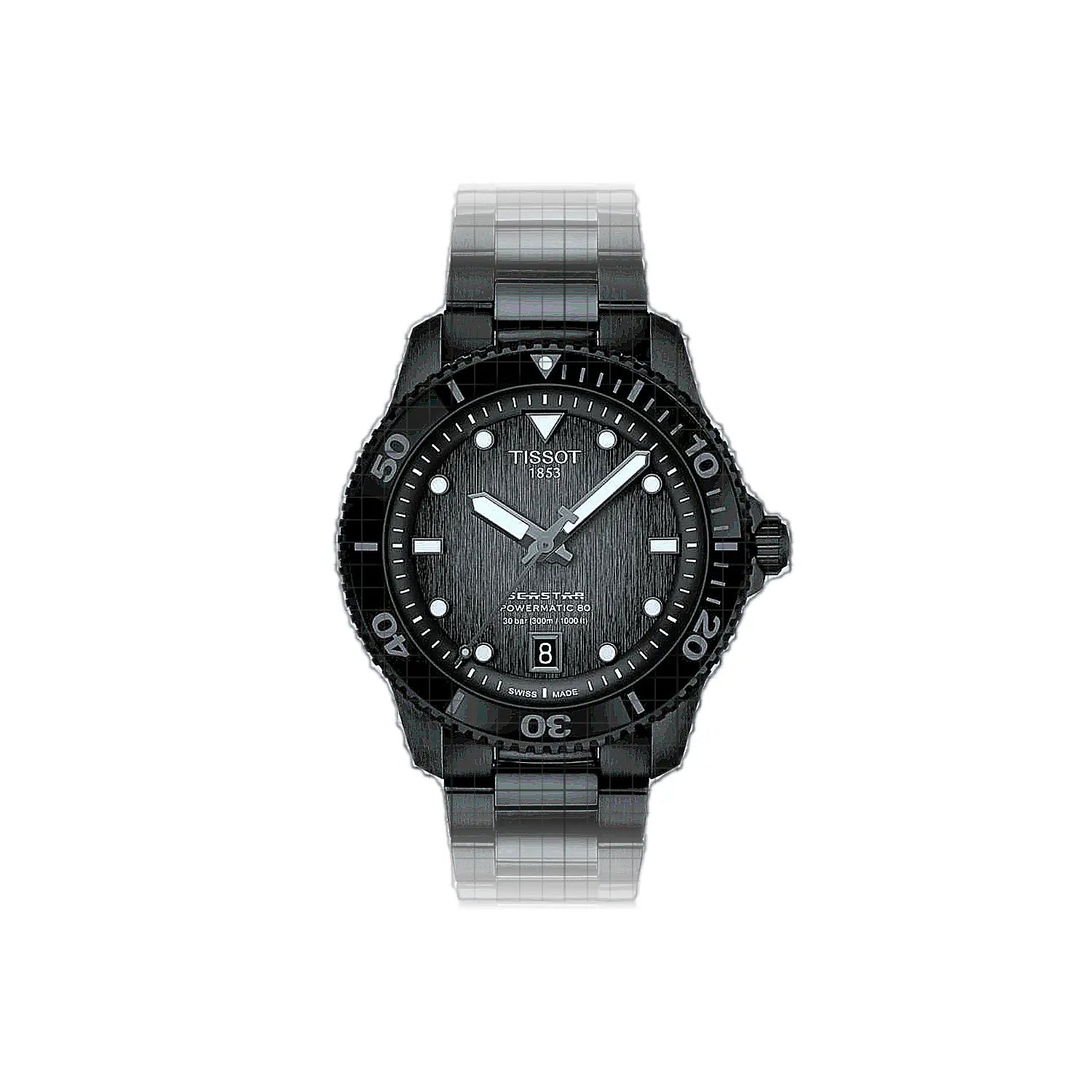 Tissot-T-Sport_Seastar_1000_Powermatic_80_40_MM-T1208073305100-53942-AP-1_0955bcfe-3f09-464f-8869-370c9b29e62a.jpg Tissot T-Sport Seastar 1000 Powermatic 80 40 MM 40mm Black - Image 1