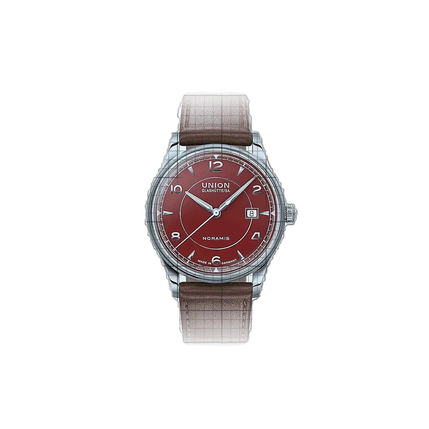 Union_Glashutte-Noramis_Datum-D0164071642700-54128-AP-1_eb49e72a-18b0-4491-b400-50698d04678e.jpg Union Glashütte Noramis Datum 40mm Red - Image 1