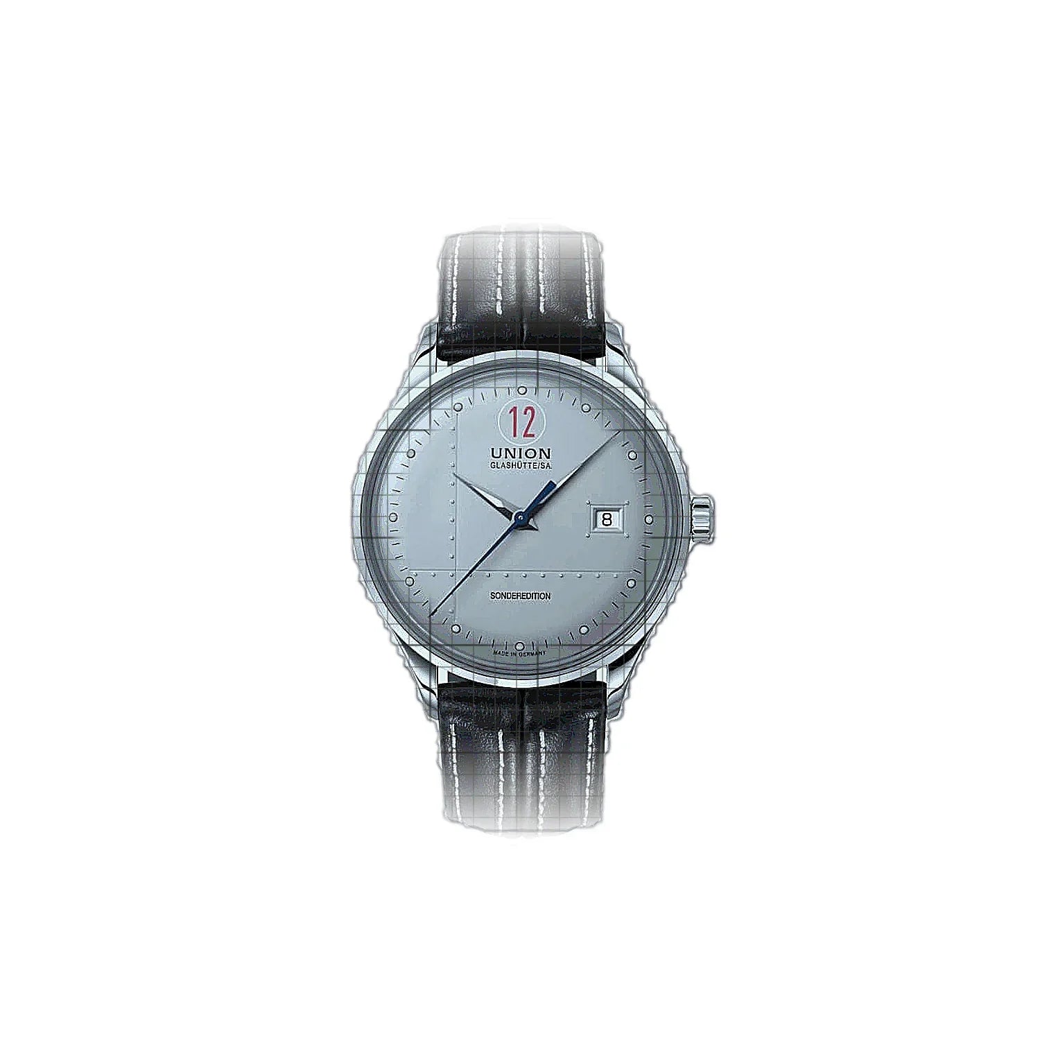Union_Glashutte-Noramis_Datum_Sonderedition_Paul_Pietsch-D0124071603200-54121-AP-1_e586c58f-c709-434f-9802-fe273871fa6c.jpg Union Glashütte Noramis Datum Sonderedition Paul Pietsch 40mm Silver - Image 1