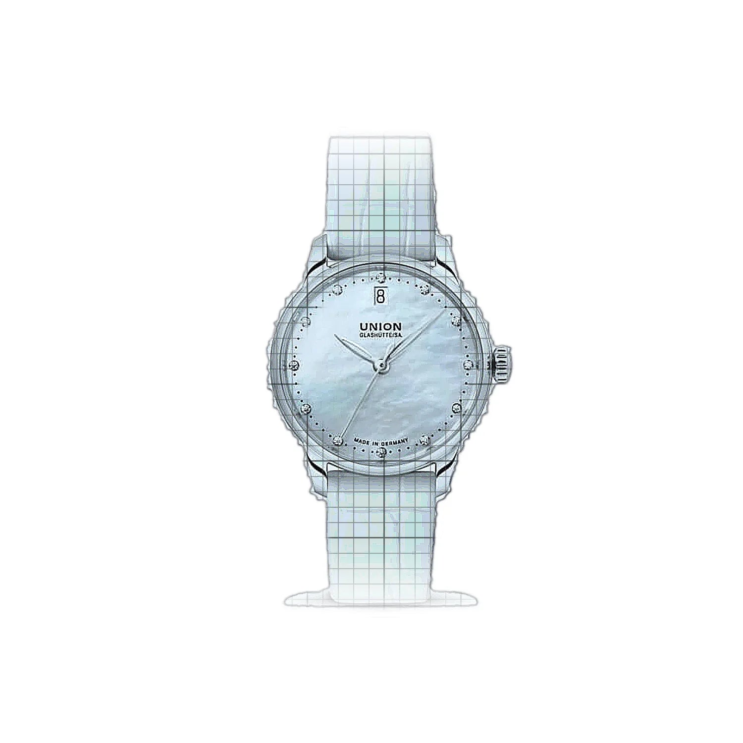 Union_Glashutte-Seris_Datum-D0132071611600-54136-AP-1_01df7eb8-5a8e-49f7-83a5-dbec4a527d15.jpg Union Glashütte Seris Datum 33mm Mother of pearl - Image 1