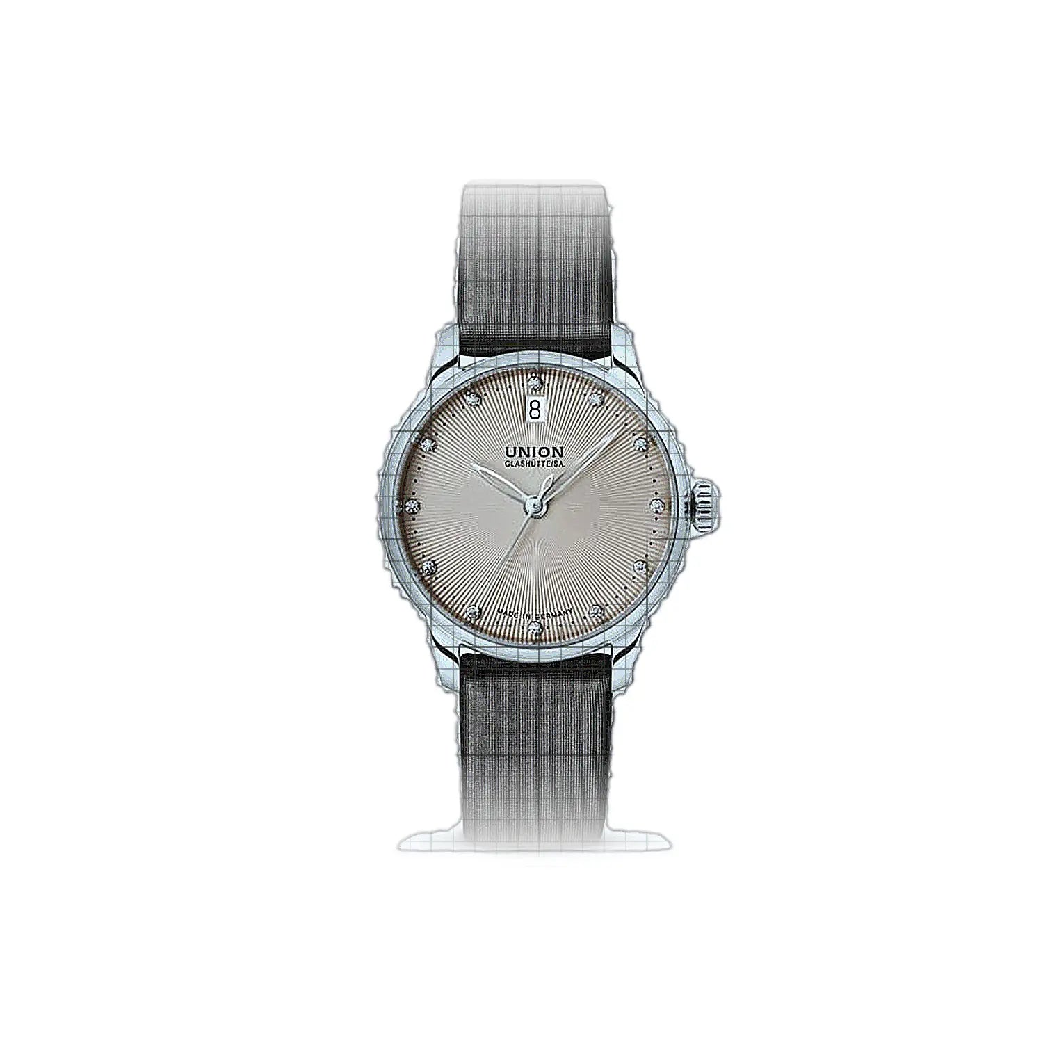 Union_Glashutte-Seris_Datum-D0132071702600-54125-AP-1_6aed430f-ab46-49ed-8948-ca9e5229cd08.jpg Union Glashütte Seris Datum 33mm Champagne - Image 1