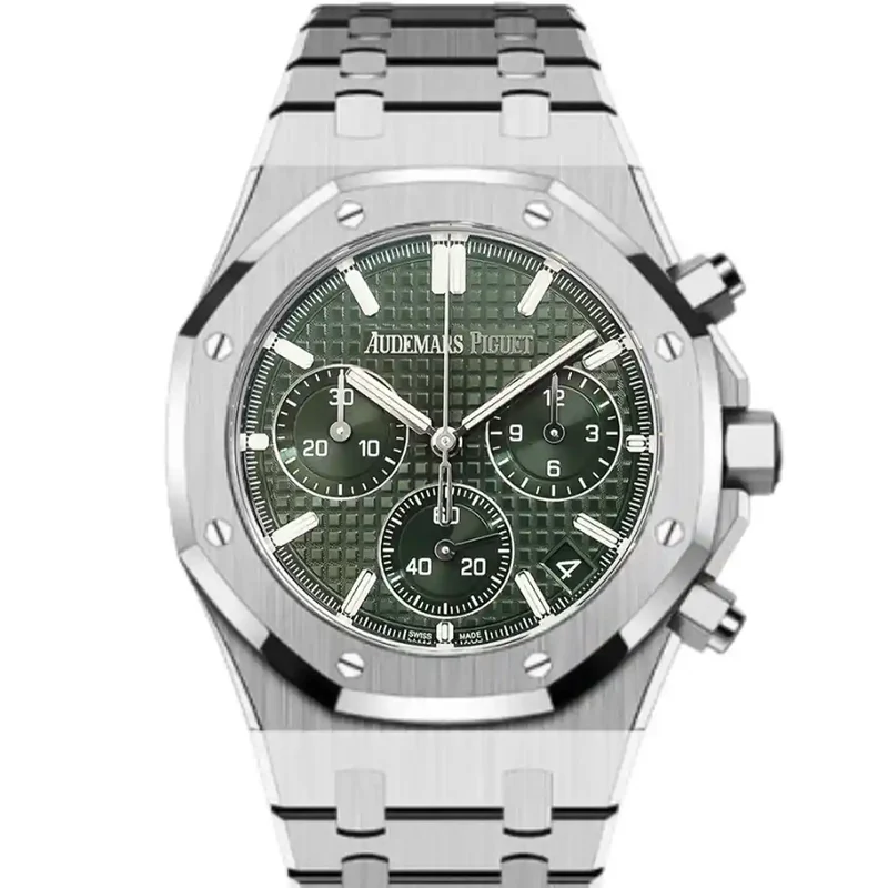 audemarspiguet-royaloak-26240stoo1320st04-49634-1 Audemars Piguet Royal Oak Automatic Green 41mm - Image 1