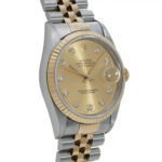 Rolex Datejust 36 Automatic Champagne Diamond 36mm Vintage - Image 3