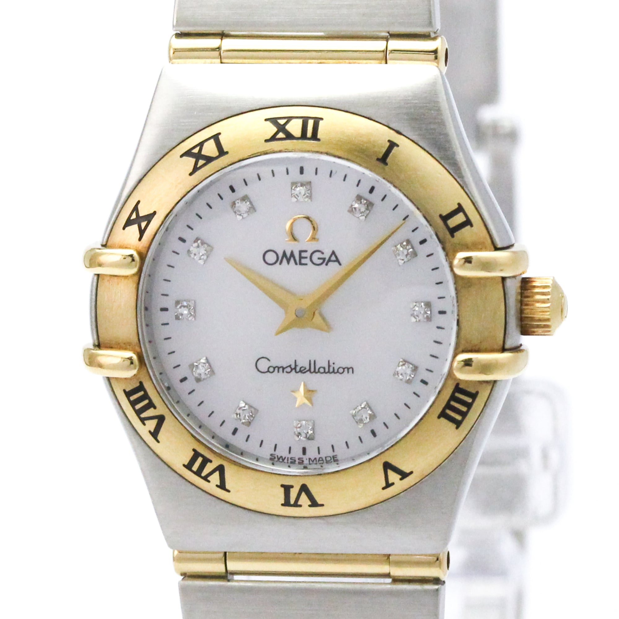 2000_023afb44-6a6d-4669-8252-d26d7d41fd3b.jpg OMEGA Constellation Diamond MOP Dial Ladies 1262.75 - Image 1