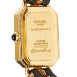 Chanel PremiÃ¨re L H0001 Quartz Black Dial Plated Leather Onyx Wo CHANEL - Image 6