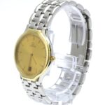 OMEGA De Ville K18 Gold Steel Quartz Mens Watch 196.0316 - Image 2