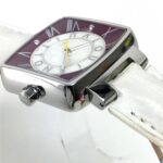 Louis Vuitton Q221J Quartz Wristwatch Silver Wine red Based - Image 2