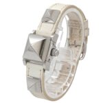 Hermes Medor Mini ME2 110 Wo Studded White Quartz - Image 2