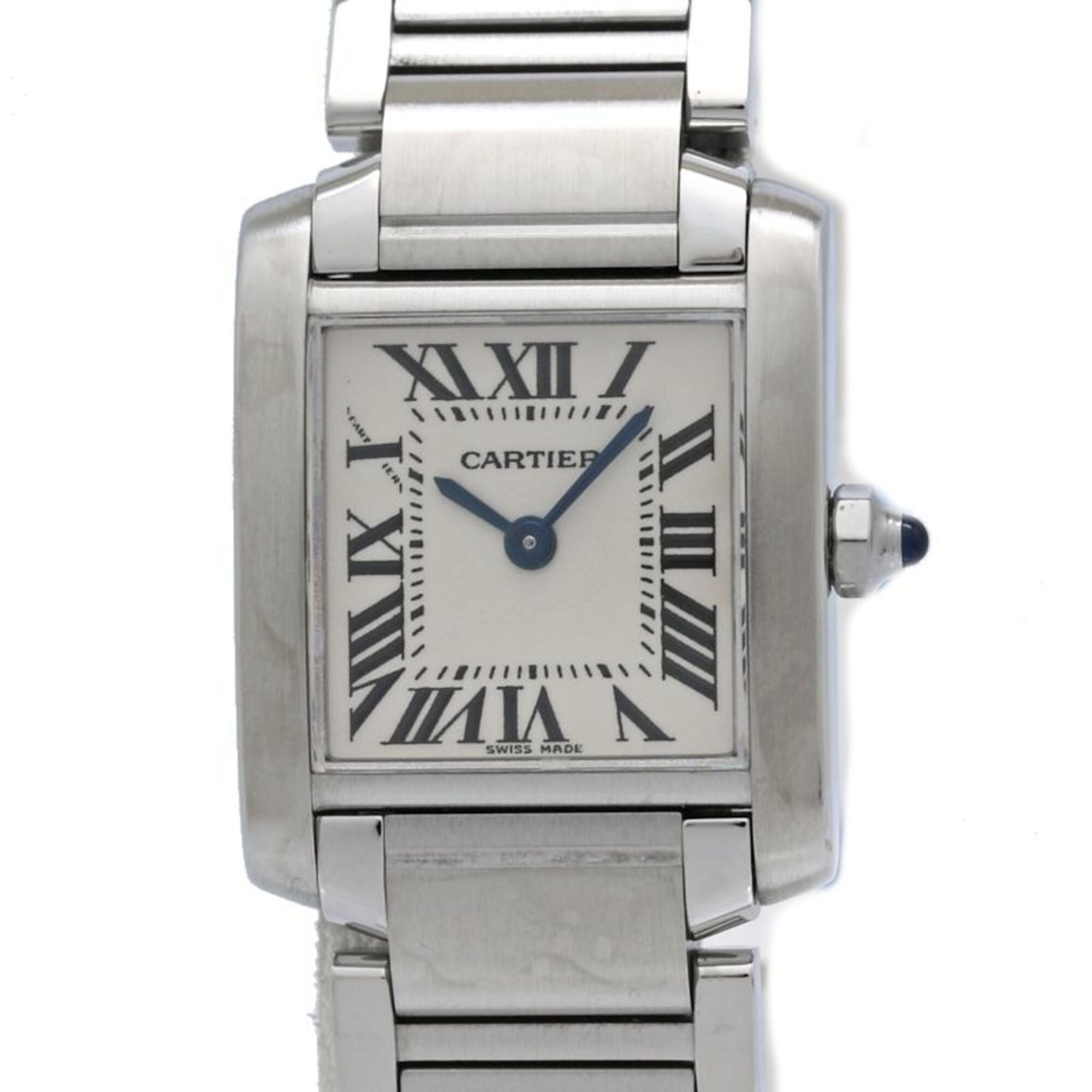 2000_167602f1-3544-41fc-8db5-abd836293e9f.jpg Cartier Tank Française SM 20mm Ivory - Image 1