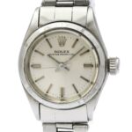 ROLEX Oyster Perpetual 6623 Steel Automatic Ladies Watch Vintage