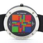 OMEGA Art Collection Ceramic Leather Quartz Mens - Image 6
