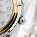 Hermes Clipper Gold Plated Stainless Steel Wo White CL4.220 - Image 6