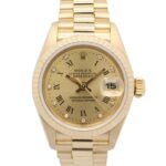 Rolex Datejust 10P Diamond 26mm Champagne, Gold