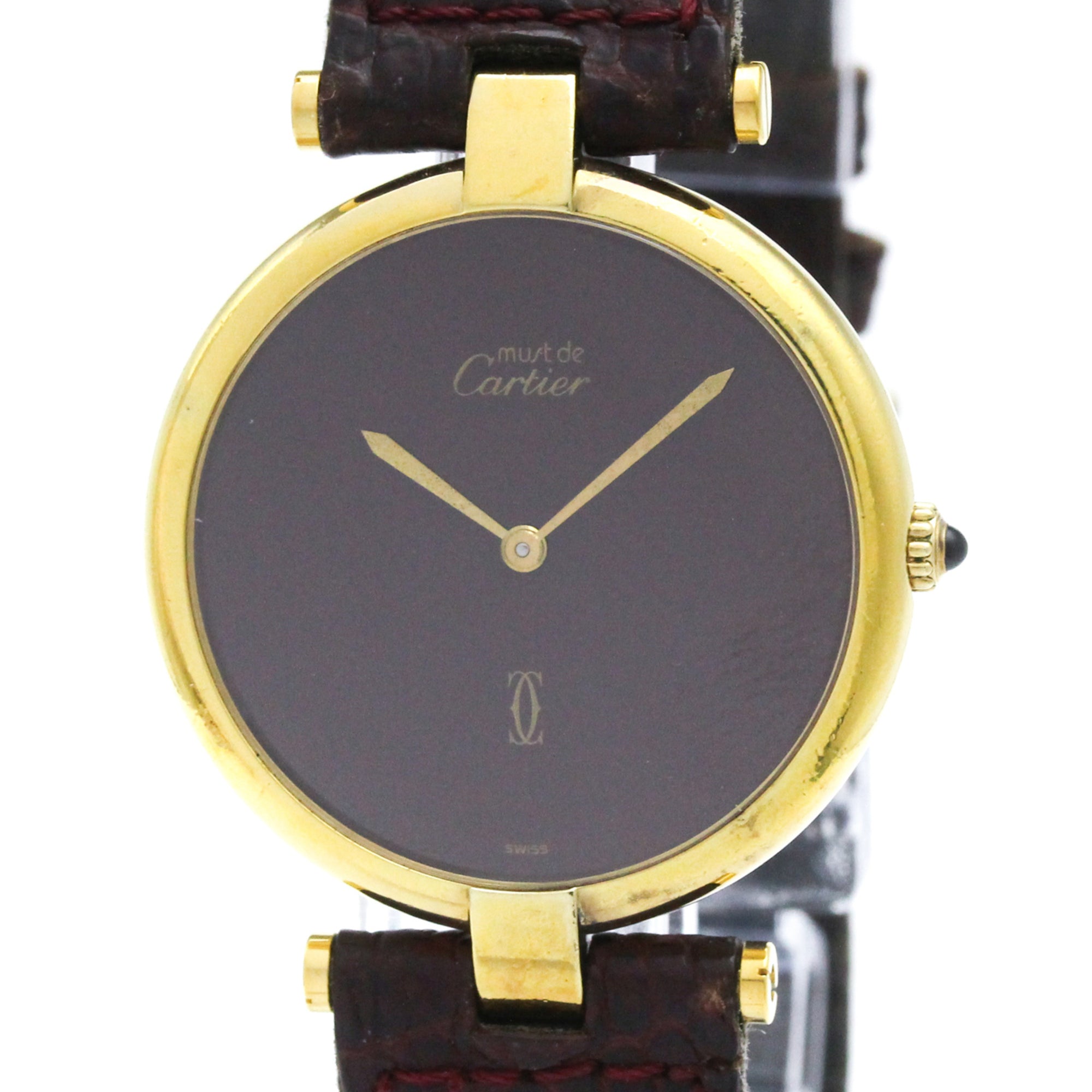 2000_40683c45-0b56-4721-a43f-08092908d9c0.jpg Cartier Must 30mm Bordeaux - Image 1