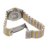 Omega Constellation Mini Combination 1262 75 Ladies' with 12 Diamonds White Shell Yellow Gold Quartz Movement - Image 4