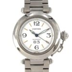 Cartier Pasha C Grande Date 35mm White