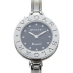 Bulgari Bzero1 BZ22S Quartz Watch, Black Dial, Stainless Steel, Women's BVLGARI