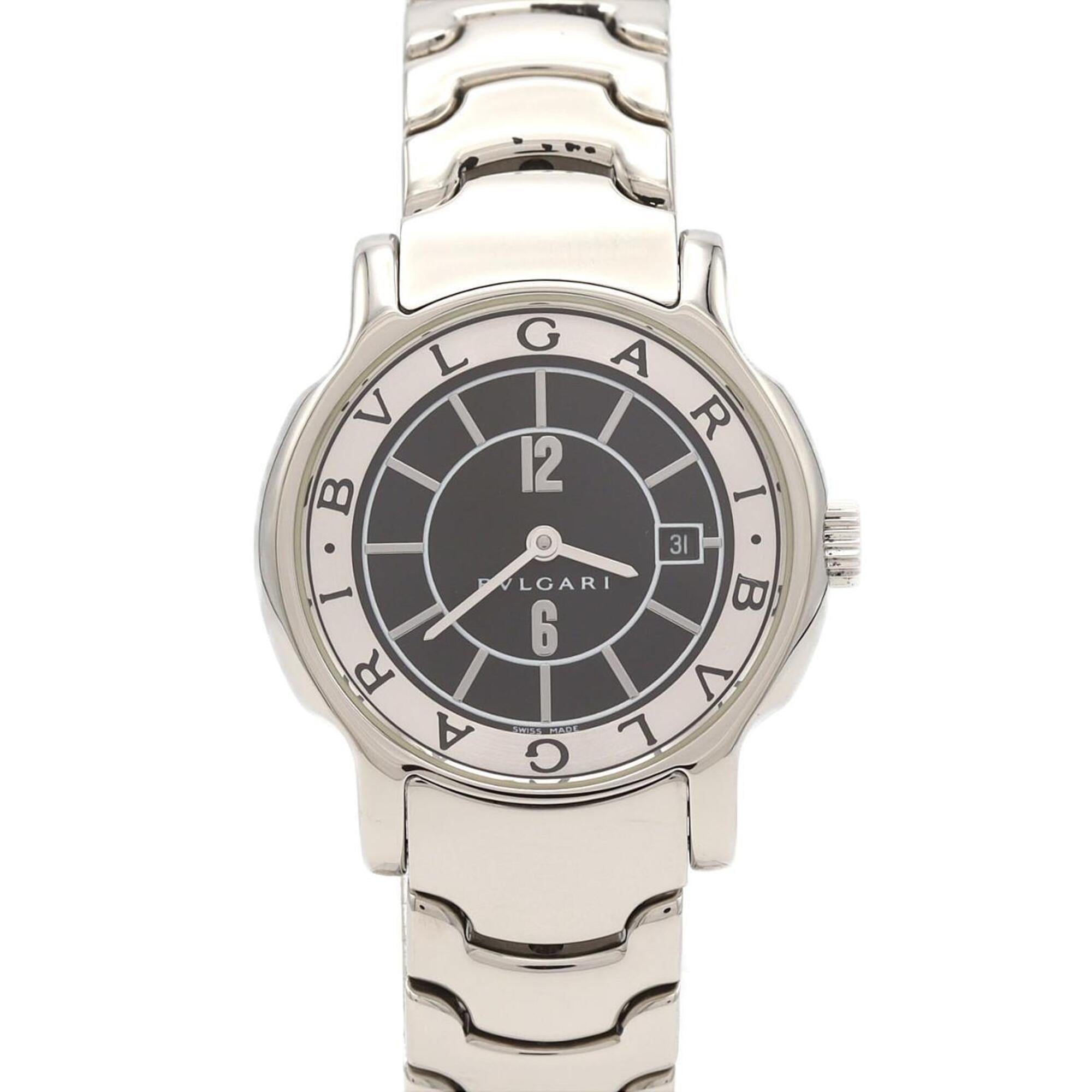 2000_58bfd6f3-0fd3-4200-8f49-67345f39861d.jpg Bulgari Solotempo ST29S ST29BSSD Stainless Steel Quartz Watch - Image 1