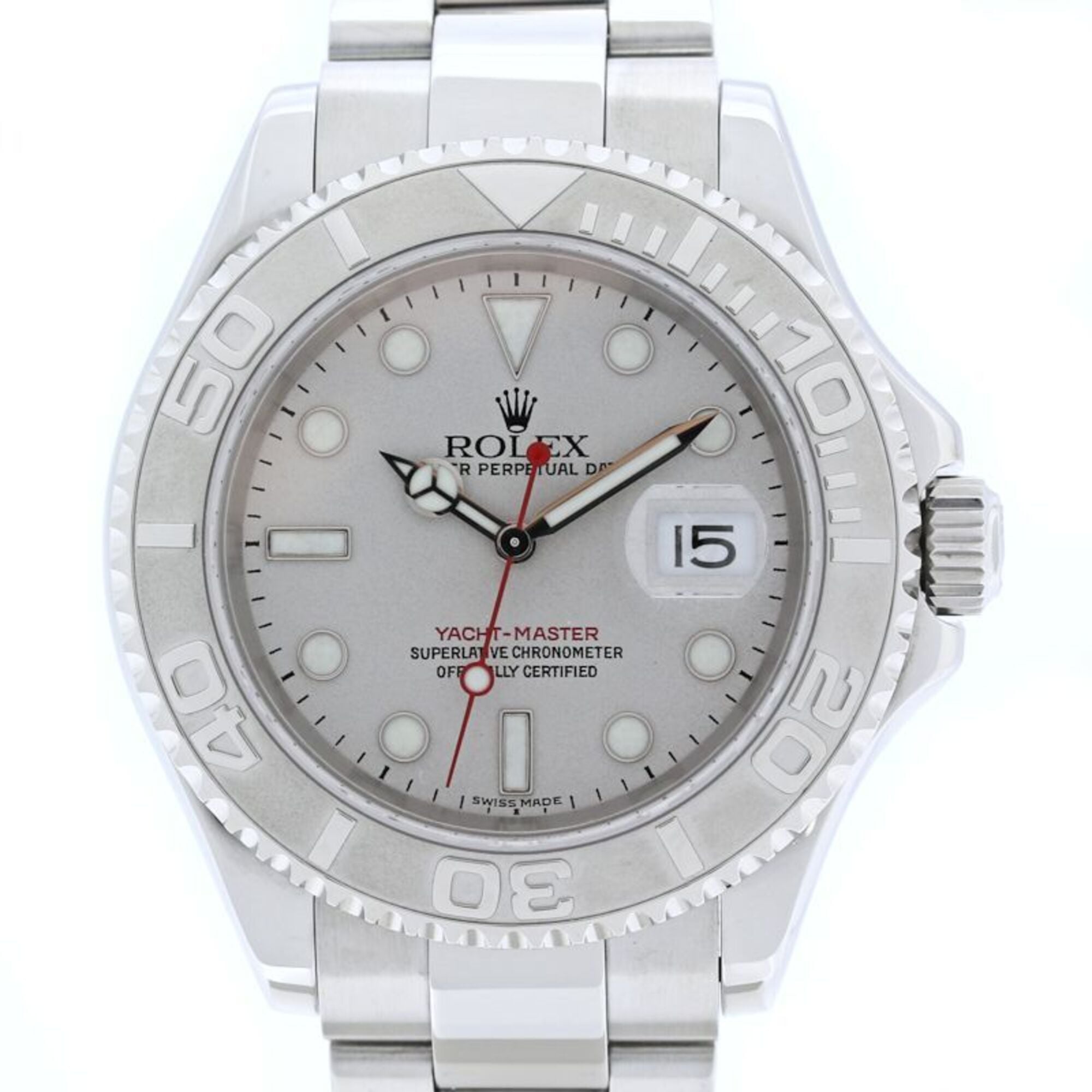 2000_5a4ec02a-b28a-4597-9b32-e3db20c42b18.jpg ROLEX Yachtmaster Rolesium 16622 SS 40552 - Image 1