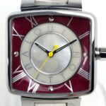 Louis Vuitton Q221J Quartz Wristwatch Silver Wine red Based - Image 3