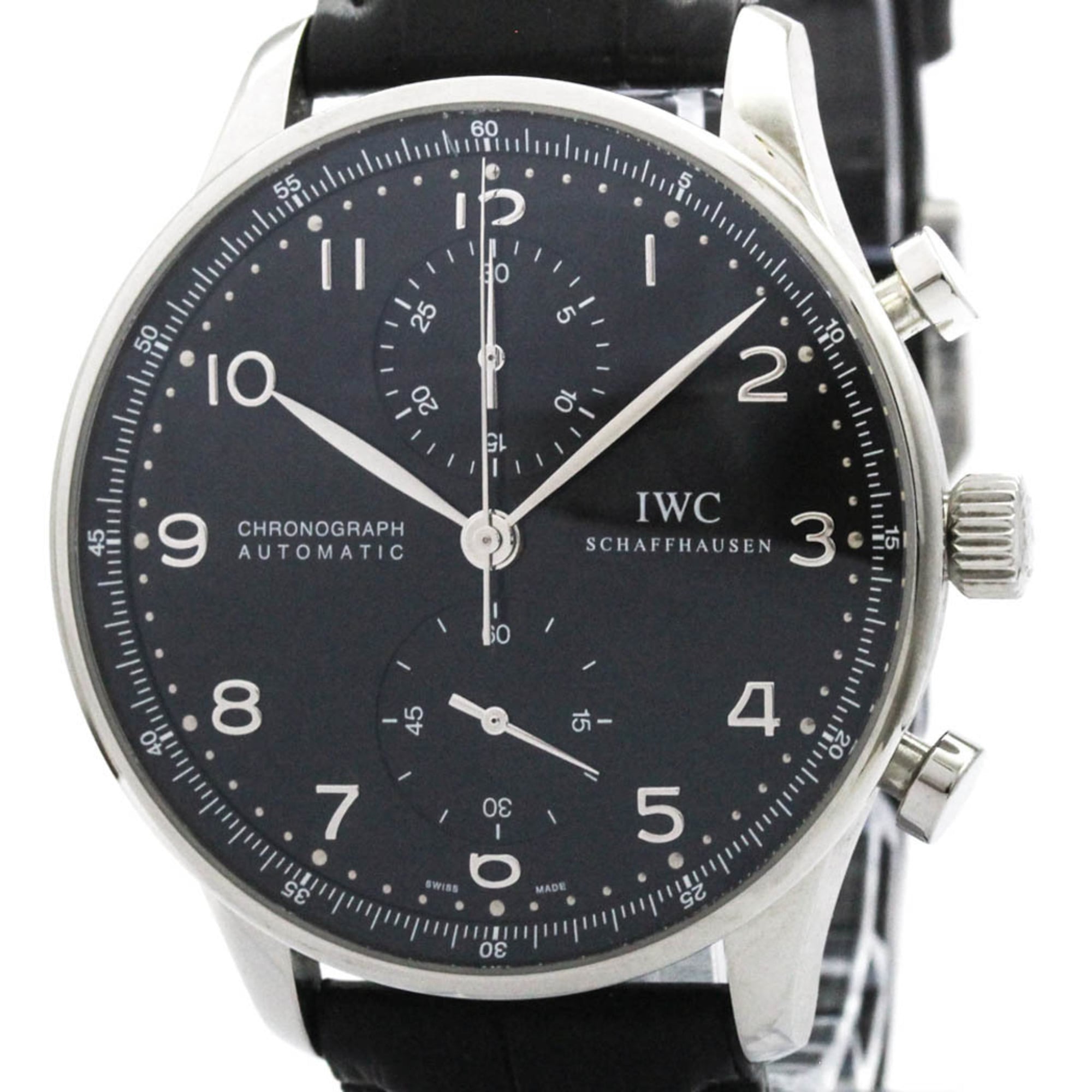 2000_63ff2e6e-2fa3-44e0-a2c3-01165de8bc16.jpg IWC Portugieser Chronograph Automatic Steel Watch IW371438 - Image 1