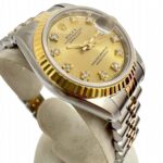 ROLEX Datejust 10P Diamond Stainless Steel 18K Yellow Gold Dial 69173G L-serial Two-tone Automatic Wo - Image 2