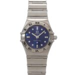 Omega Constellation Mini Cindy Crawford Limited Edition (1999 pieces) 1563 86 Ladies' Watch 16 Diamonds Blue Quartz