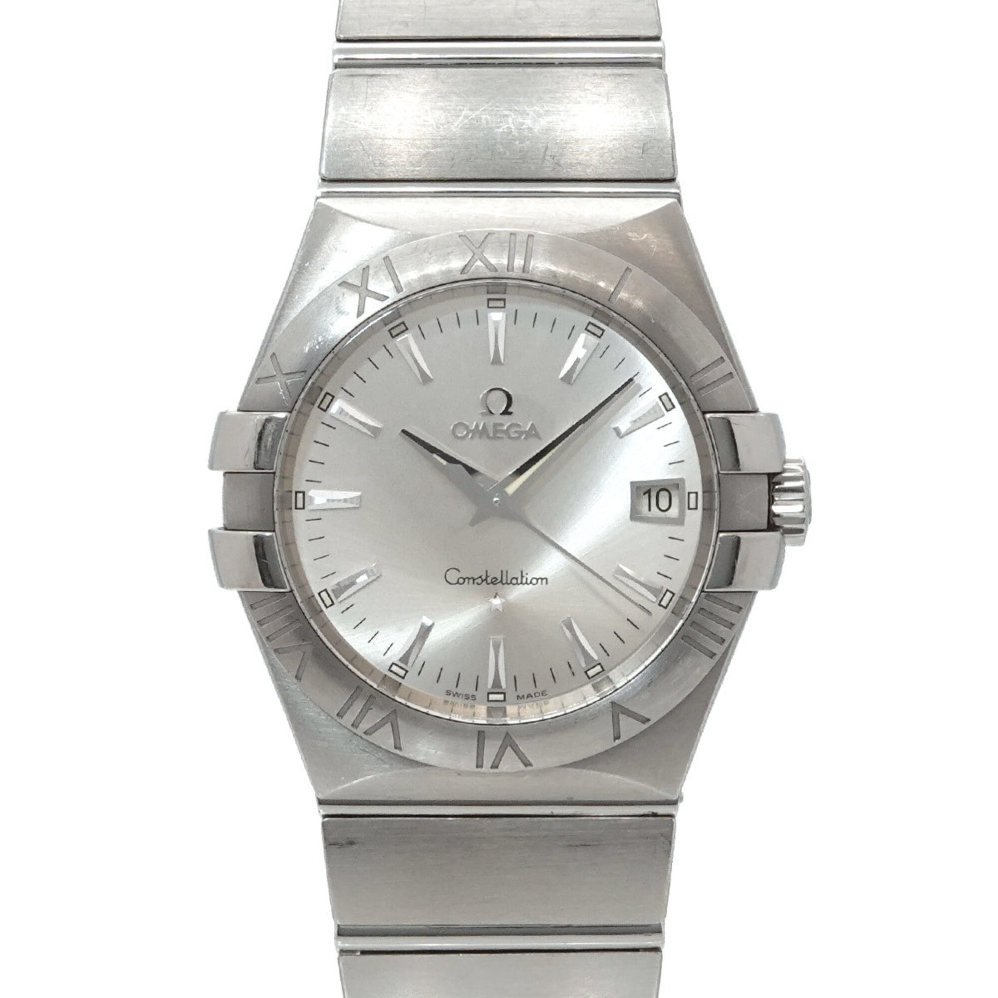 2000_733df68d-ffee-41fa-af42-77ed6693b9b0.jpg Omega Constellation 123 10 35 60 02 001 Date Silver Quartz - Image 1