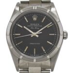 Rolex Air-King Black Silver 14010 - Stainless Steel Automatic P-series Dial
