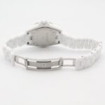 Chanel J12 Diamond Bezel 8-Diamond Ceramic Diamond Ladies White H3110 - Image 4