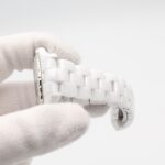 Chanel J12 Diamond Bezel 8-Diamond Ceramic Diamond Ladies White H3110 - Image 8
