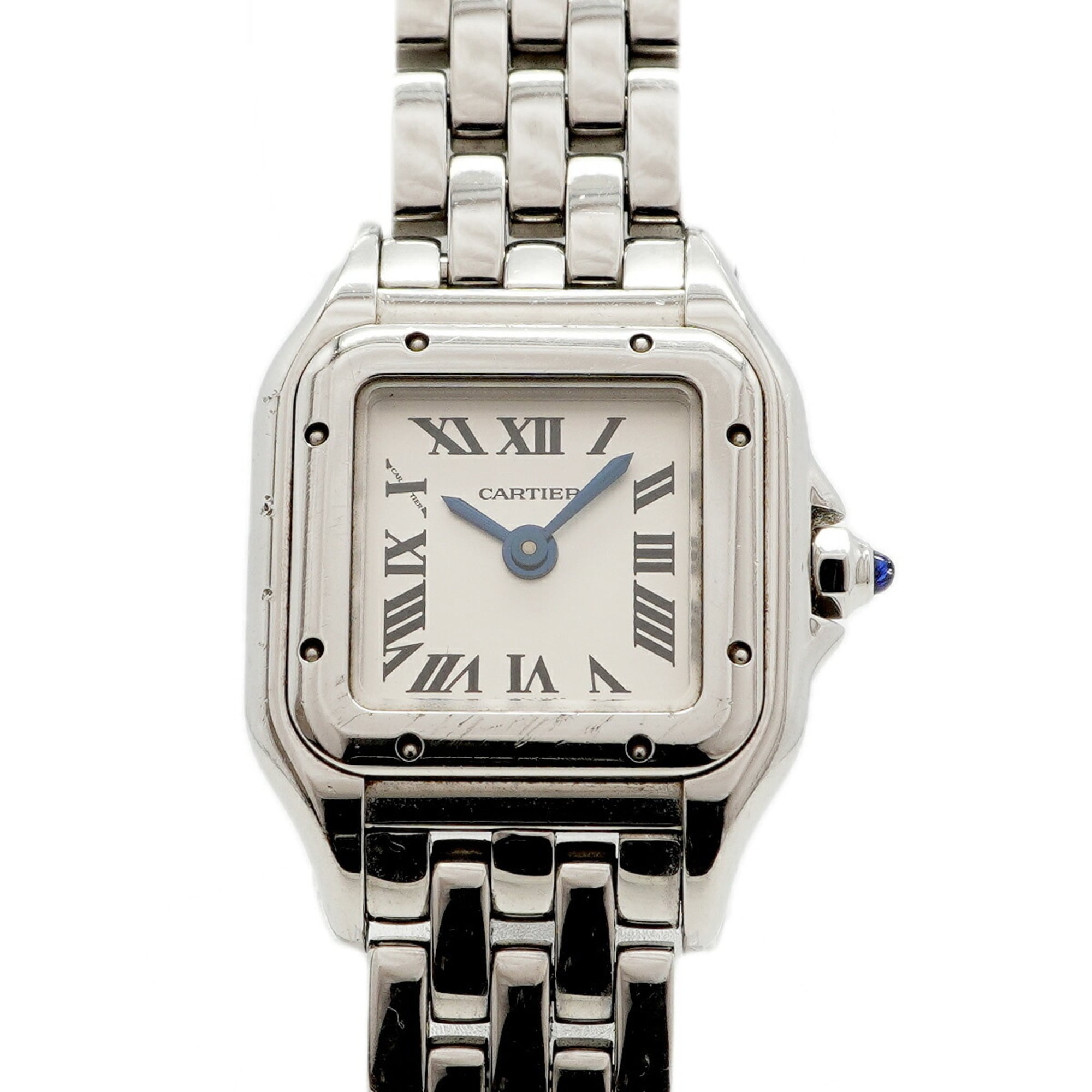 2000_875a808d-de37-4f98-8260-48d1885a4776.jpg Cartier Panthère Mini WSPN0019 Silver Dial Wo - Image 1