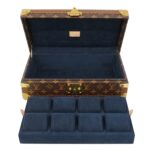 Louis Vuitton Monogram Case Coffret 8 Montres Brown/Navy /Wo P3276007 - Image 4