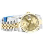 Rolex Datejust 10P Diamond 36mm Champagne - Image 6