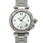 Cartier Pasha C Meridian GMT 35mm Silver