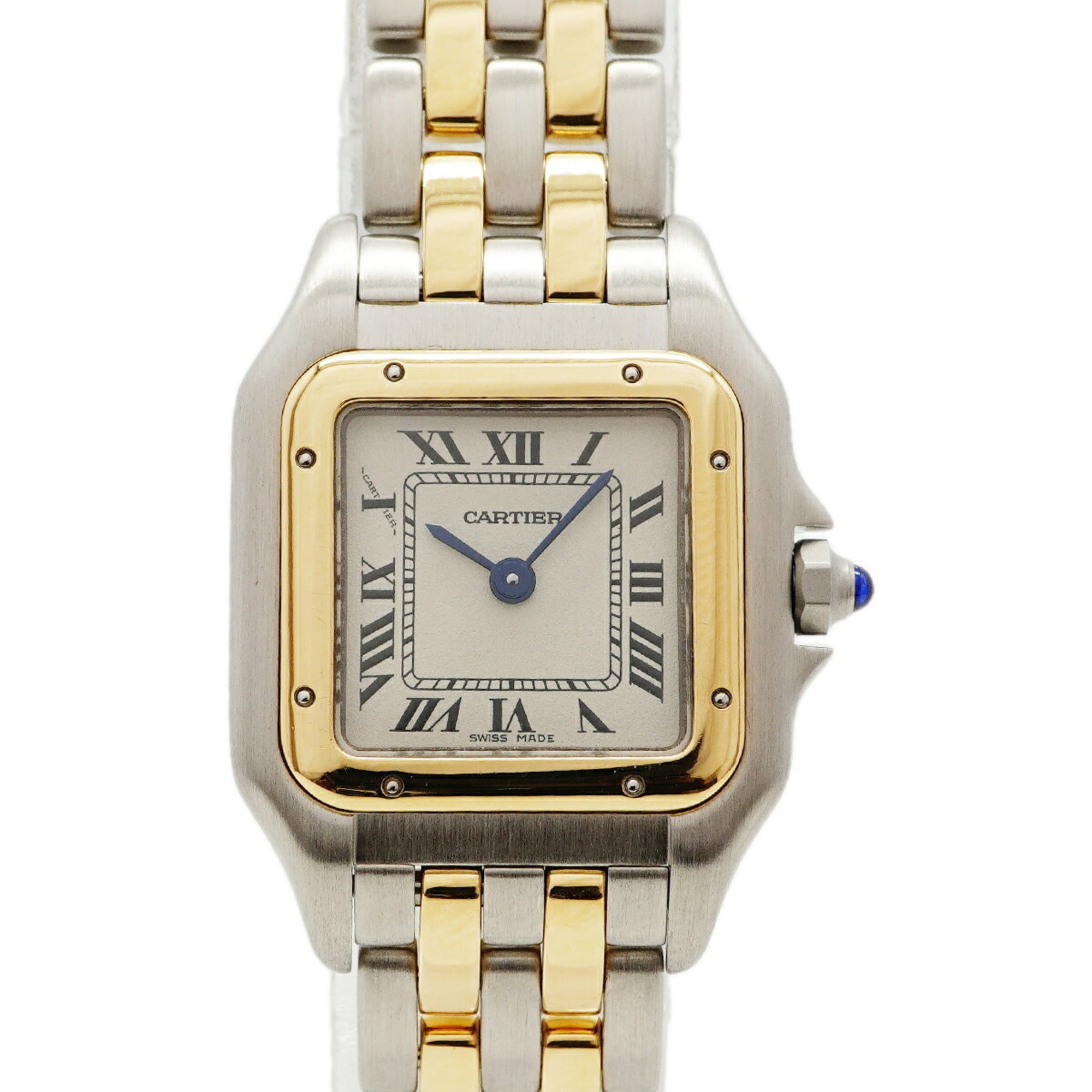 2000_a51a2ba4-a451-44bc-ad01-17d116e657cf.jpg Cartier Panthère SM 2-Row Two-Tone 84083242 Ivory Dial Wo - Image 1