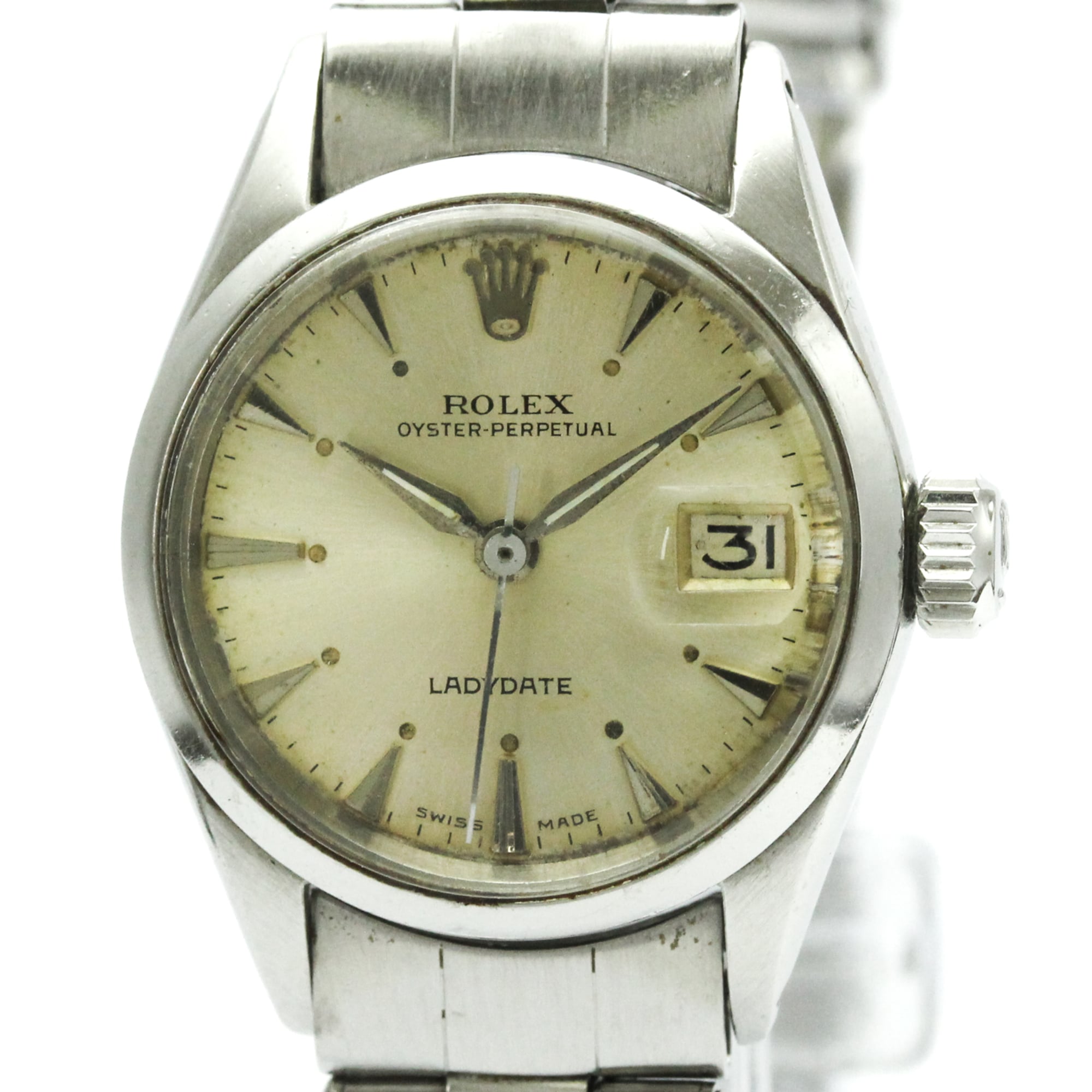 2000_a6c43d70-4aa6-48f1-9478-41a5455d8d8e.jpg Rolex Oyster Perpetual Date Silver - Image 1