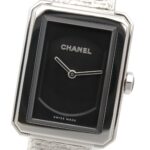 Chanel Boyfriend Tweed Watch, Stainless Steel, Women's, Black, H4876 - Image 3