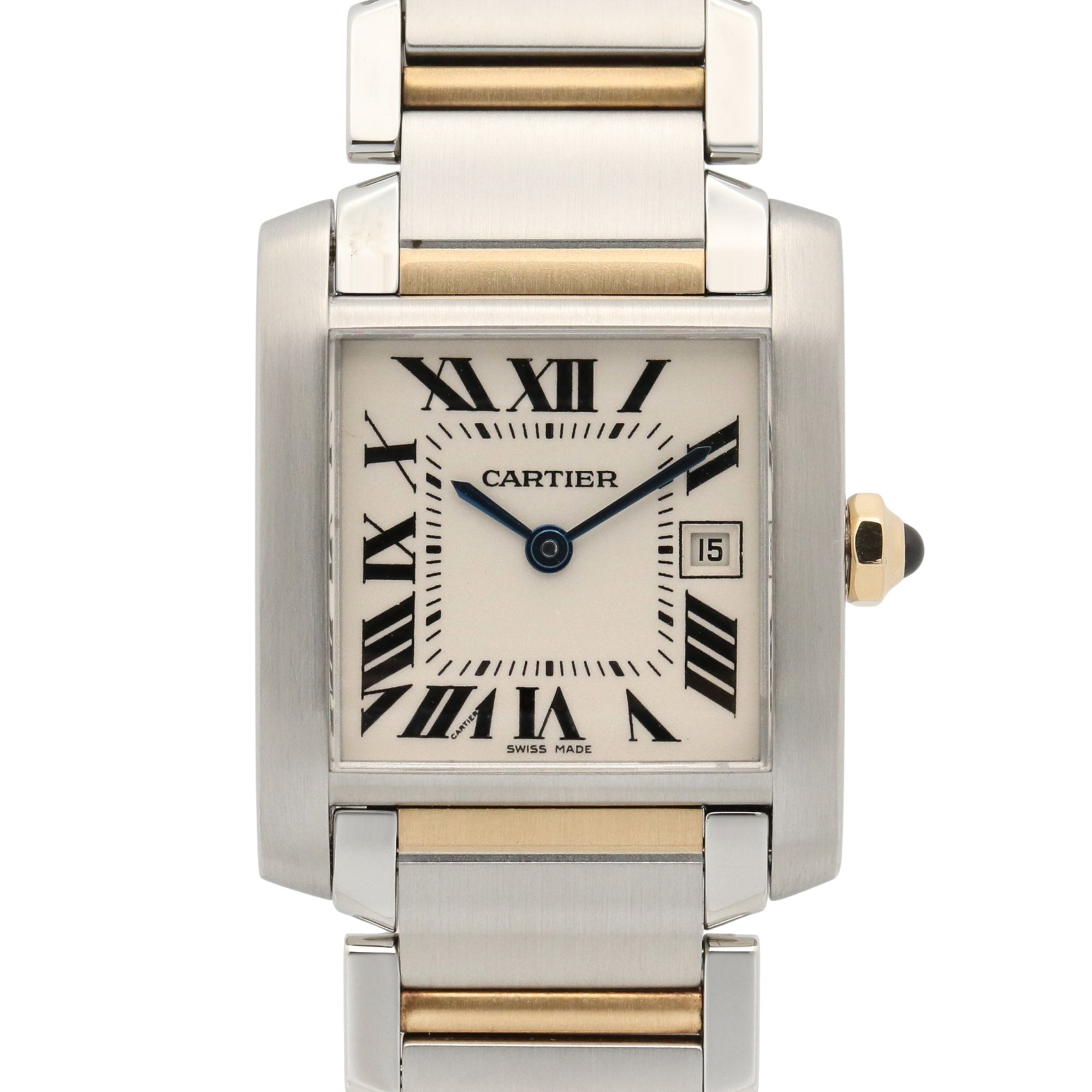 2000_af77822c-a1bb-4d13-89dc-55b1178987d5.jpg Cartier Tank Française MM 25mm Silver - Image 1