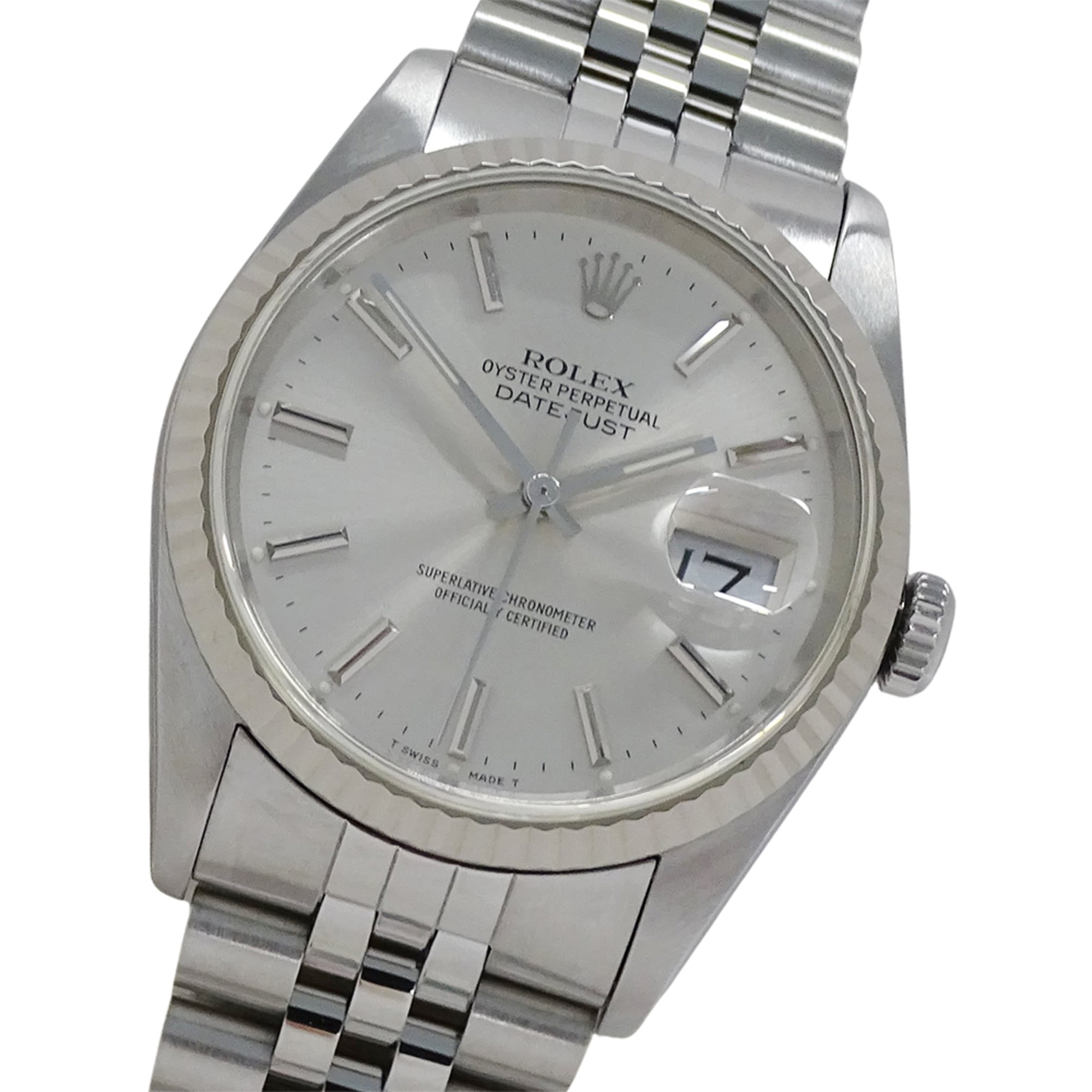 2000_af9526b3-d4d5-48de-a7c9-8706975592b8.jpg Rolex Datejust 35mm Silver - Image 1
